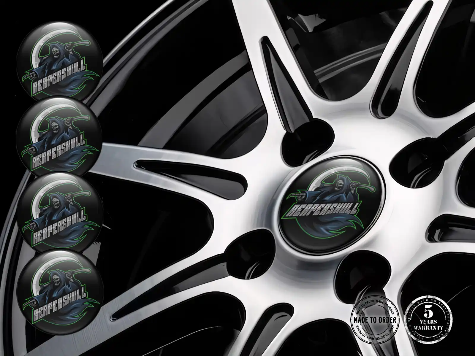 Resin Domed Stickers Velocity Core Style